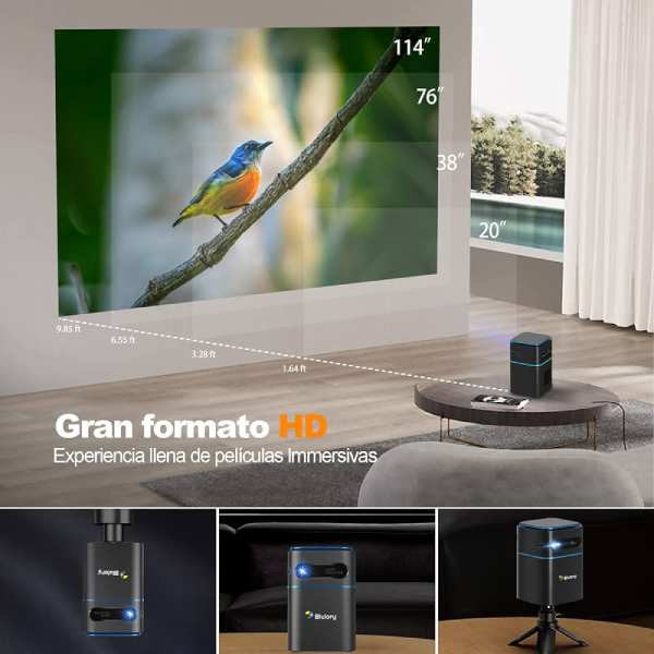 مینی ویدئو پروژکتور بلولری مدل D3 مینی ویدئو پروژکتور بلولری مدل D3