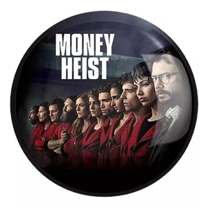 پیکسل خندالو طرح سریال Money Heist کد 3240 مدل بزرگ