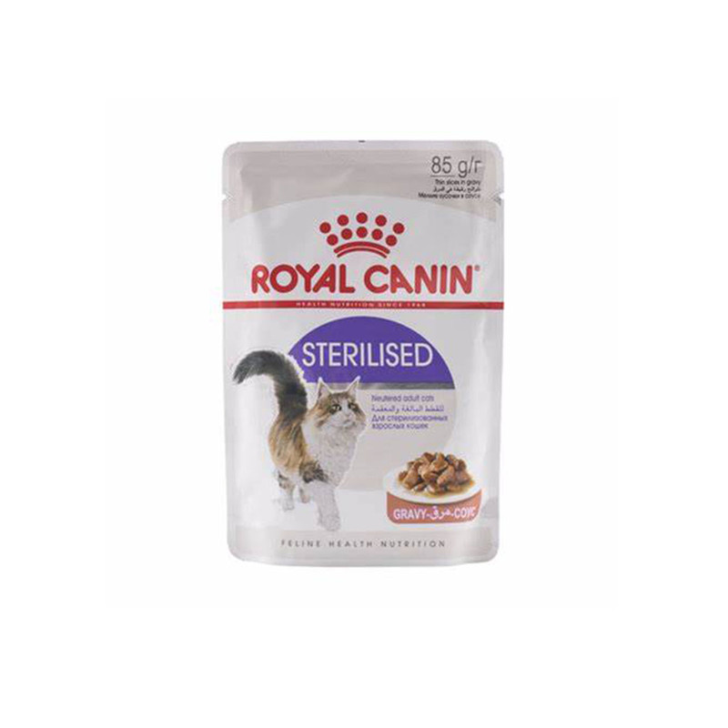 پوچ گربه بالغ رویال کنین مدل Sterilised وزن 1100 گرم