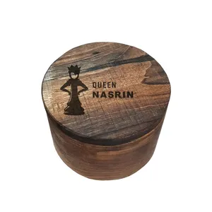 جعبه جواهر چوبی مدل نسرین