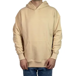 هودی مردانه مدل H112 رنگ کِرِم