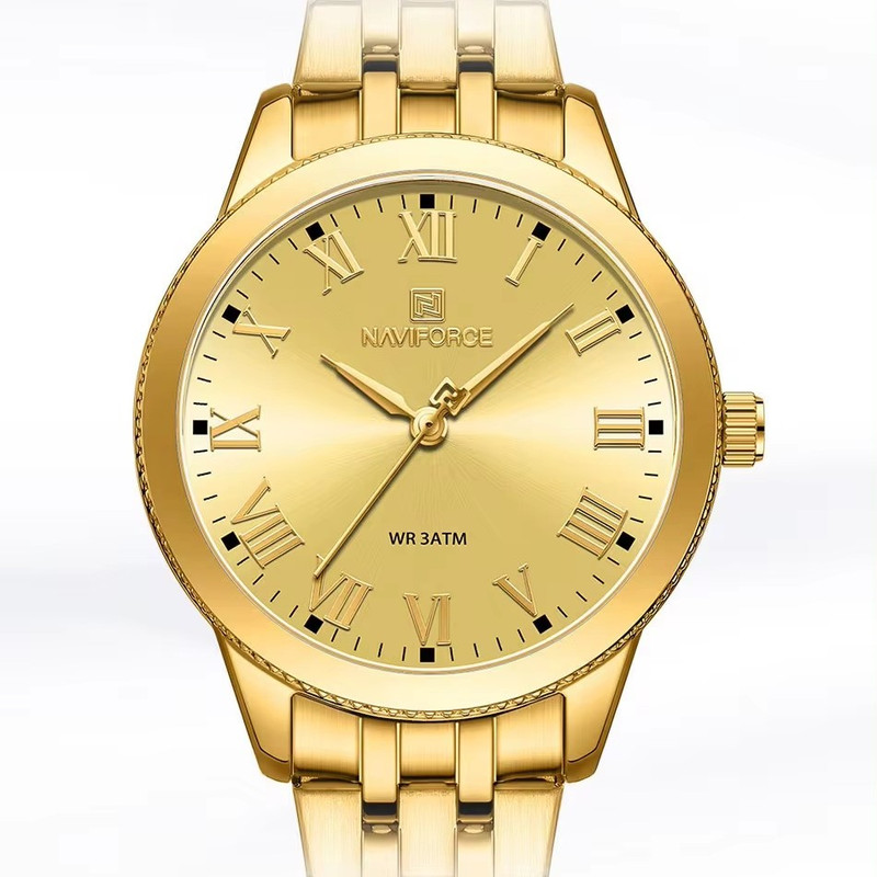 ساعت مچی عقربه ای زنانه نیوی فورس مدل NF5032GGG