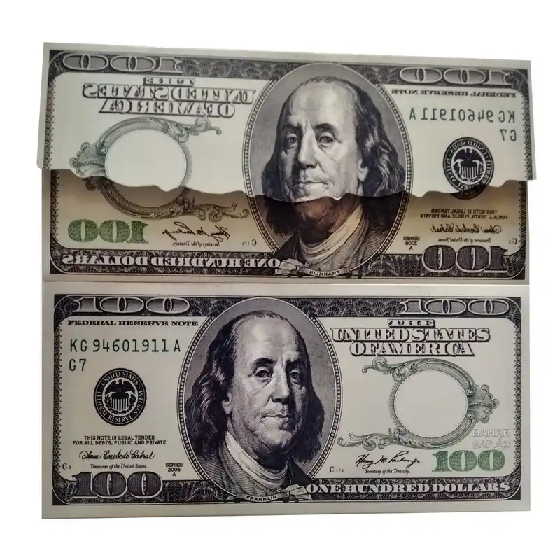 پاکت پول مدل دلار کد MFP0319 بسته دو عددی