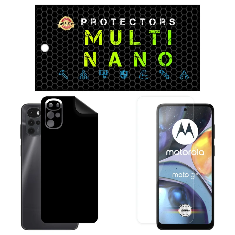 محافظ صفحه نمایش مولتی نانو مدل X-SFM مناسب برای گوشی موبایل موتورولا Moto G22 به همراه برچسب پوششی