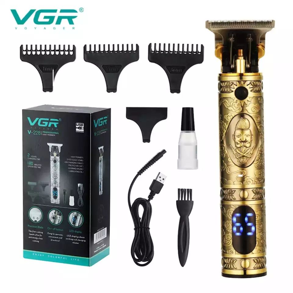 ماشین اصلاح موی سر و صورت وی جی ار مدل V-228 - - 3
