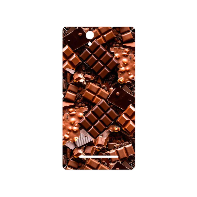 برچسب پوششی ماهوت مدل Chocolate مناسب برای گوشی موبایل سونی Xperia C3 Dual