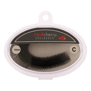 مژه مصنوعی رد چری مدل Classic Cluster Band کد 14 C بسته 10 عددی