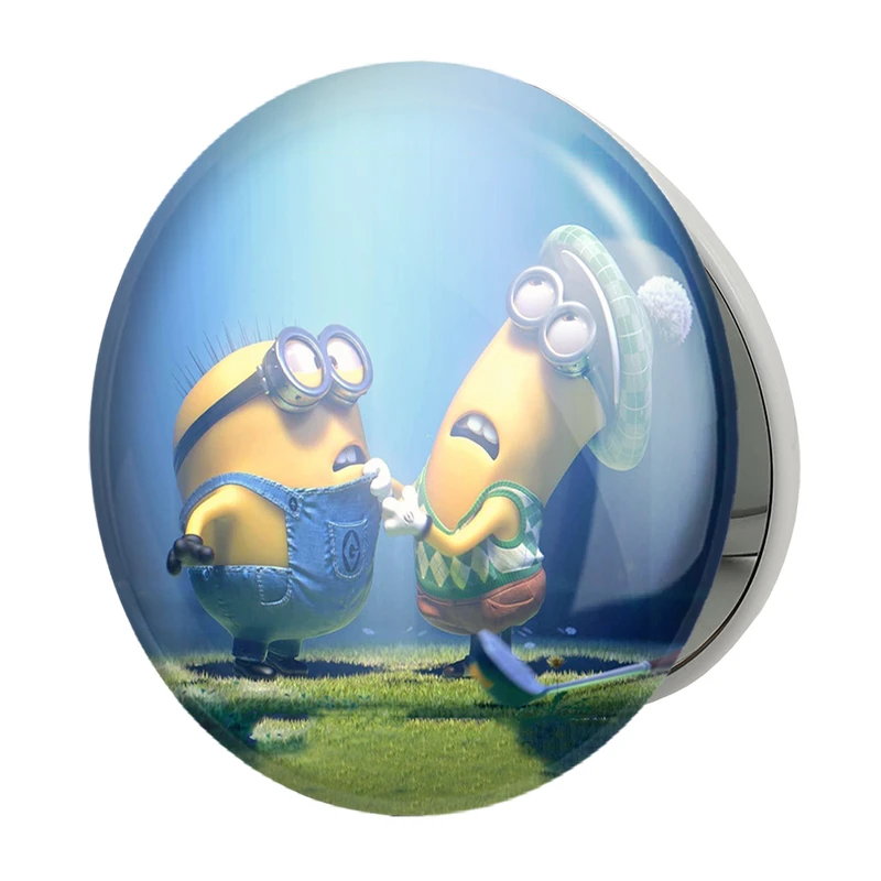 آینه جیبی خندالو طرح مینیون ها Minions مدل تاشو کد 13727 