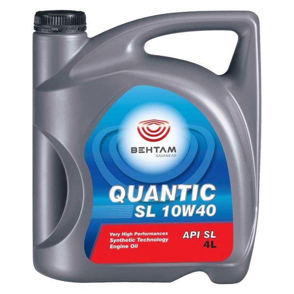 روغن موتور خودرو بهتام روانکاو مدل Quantic Sl-10W40 حجم 4 لیتر