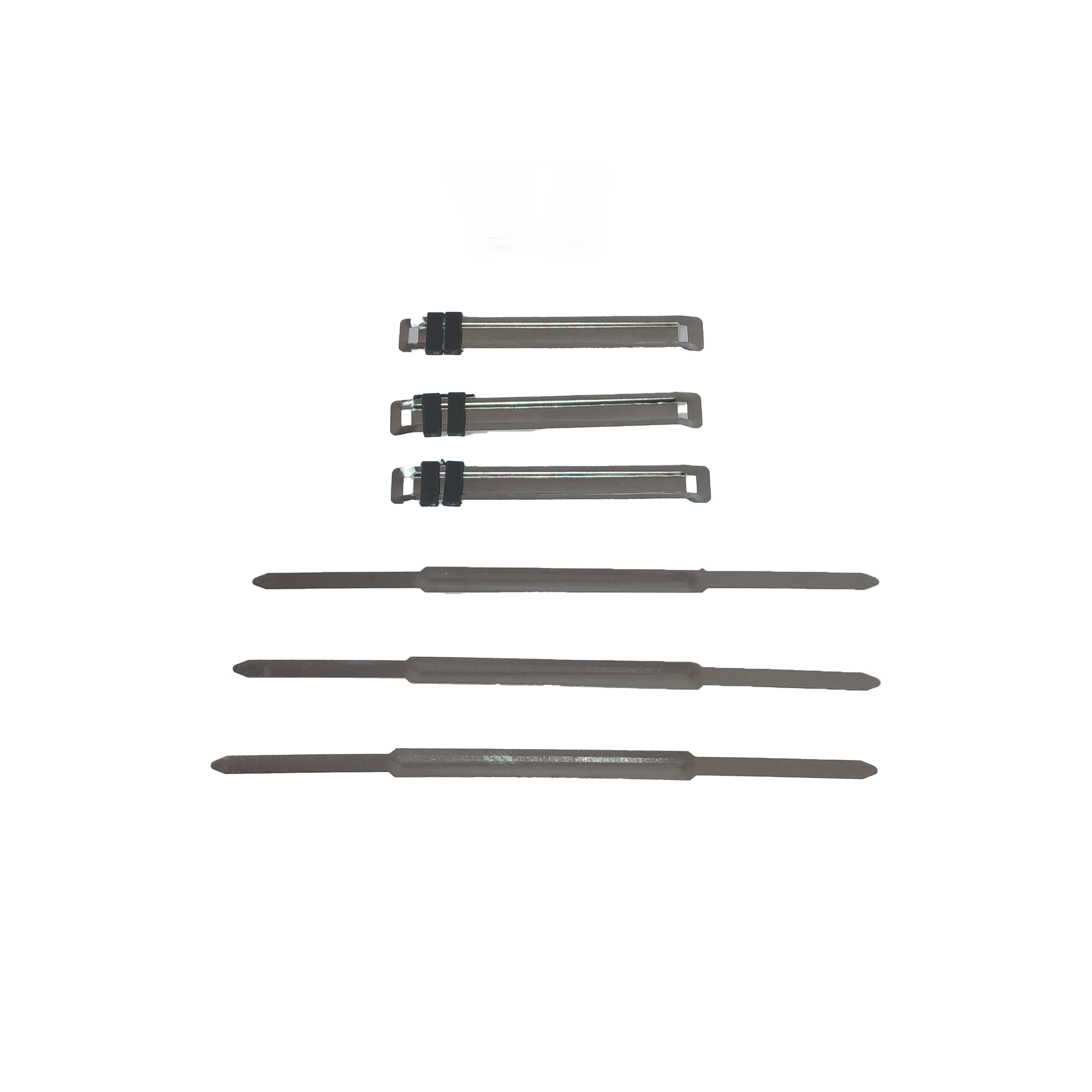 گیره بایگانی پوشه و کاغذ عزیزی کد 101 مدل fastener بسته 50 عددی