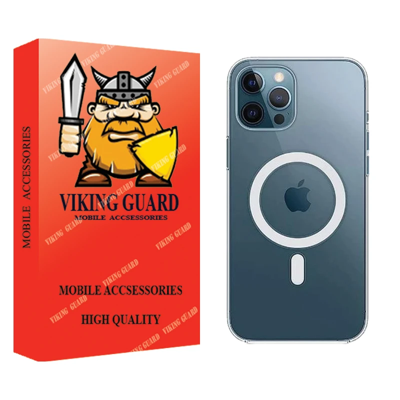 کاور وایکینگ قاب مدل مگ سیف مناسب برای گوشی موبایل اپل iPhone 12 Pro