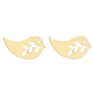 گوشواره طلا 18 عیار زنانه الن نار مدل 0638