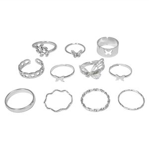 انگشتر زنانه مدل Rns48 مجموعه 11 عددی