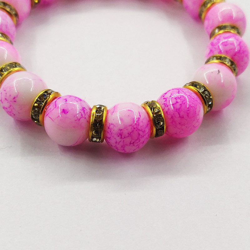 دستبند دخترانه سلین کالا مدل کریستالی کد ce-As2