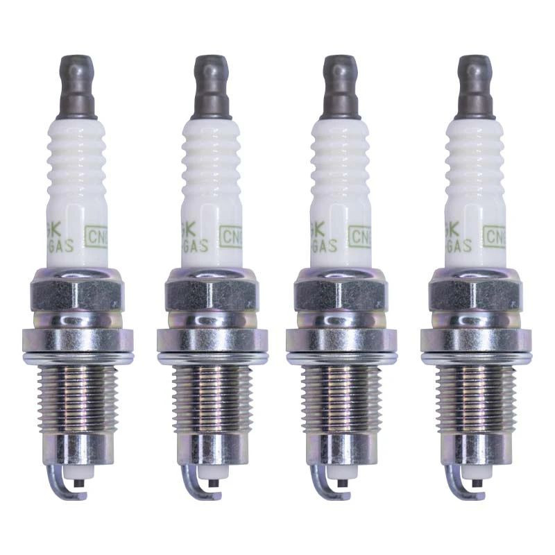 شمع خودرو ان جی کی مدل BKR-GAS 7987 دوگانه سوز پایه کوتاه بسته 4 عددی