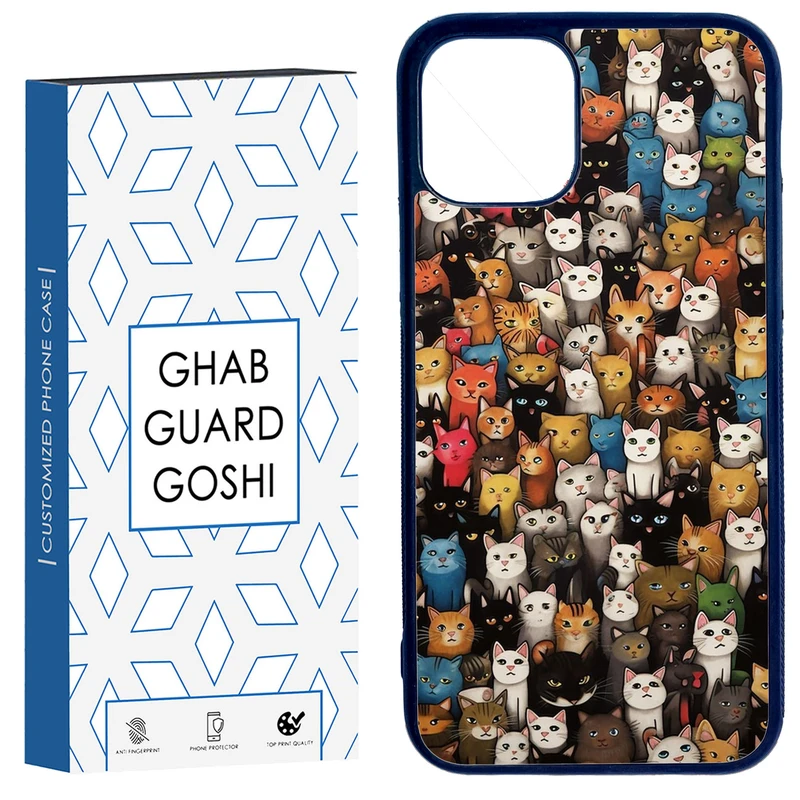 کاور قاب گارد گوشی طرح گربه کد TPU-293 مناسب برای گوشی موبایل اپل Iphone 11 PRO