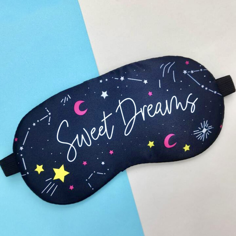 چشم بند خواب مدل کمپرس دار طرح sweet dream