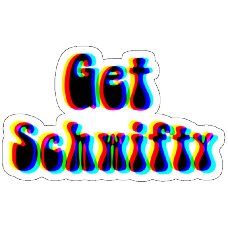 استیکر لپ تاپ مدل Get Shwifty 3D 