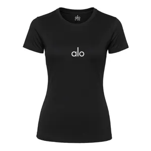 تی شرت  ورزشی آستین کوتاه زنانه مدل SUIT رنگ مشكی