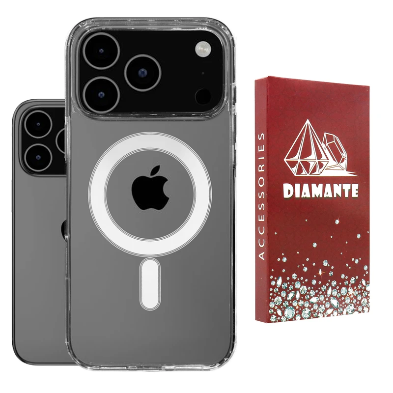 کاور دیامانته مدل Macy Ros مناسب برای گوشی موبایل اپل iPhone 17 Pro