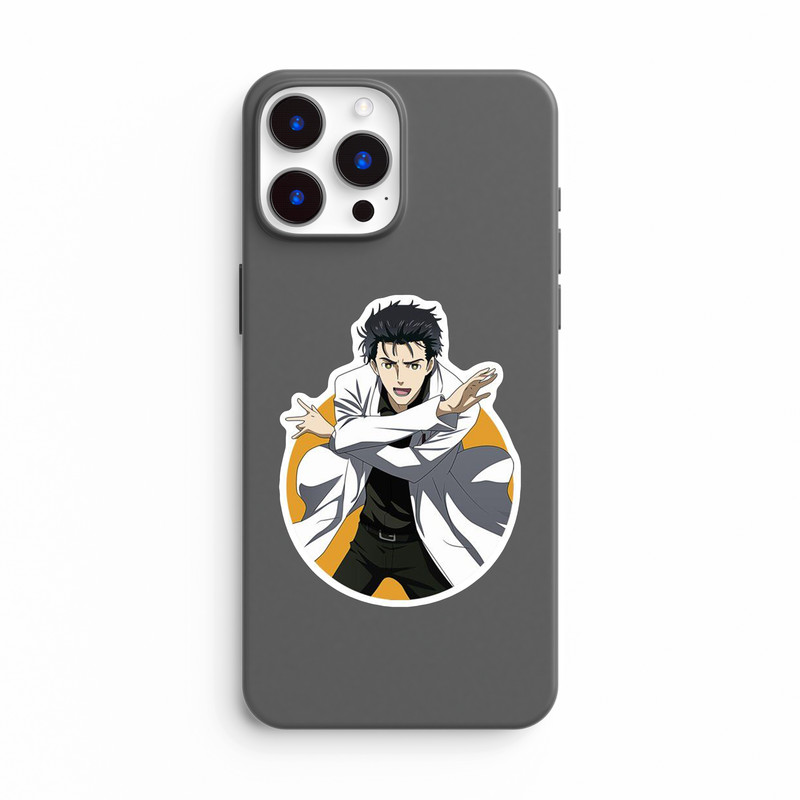 استیکر لپ تاپ و موبایل بووم طرح انیمه Steins Gate کد PS169