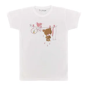 تی شرت بچگانه پرمانه طرح cute کد pmt.2213