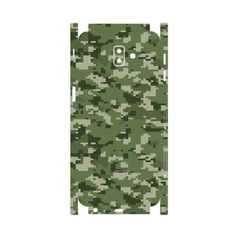برچسب پوششی ماهوت مدل Army-Green-Pixel-FullSkin مناسب برای گوشی موبایل سامسونگ Galaxy J6 Plus