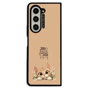 AKAM AMC-WSGZFOLD5-ANIMALS QOUTES-17 Cover For Samsung Galaxy Z Fold 5