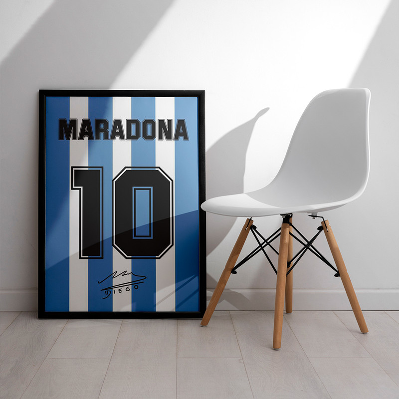 تابلو مدل دیواری طرح پیراهن آرژانتین دیگو مارادونا Diego Maradona کد FD484 تابلو مدل دیواری طرح پیراهن آرژانتین دیگو مارادونا Diego Maradona کد FD484