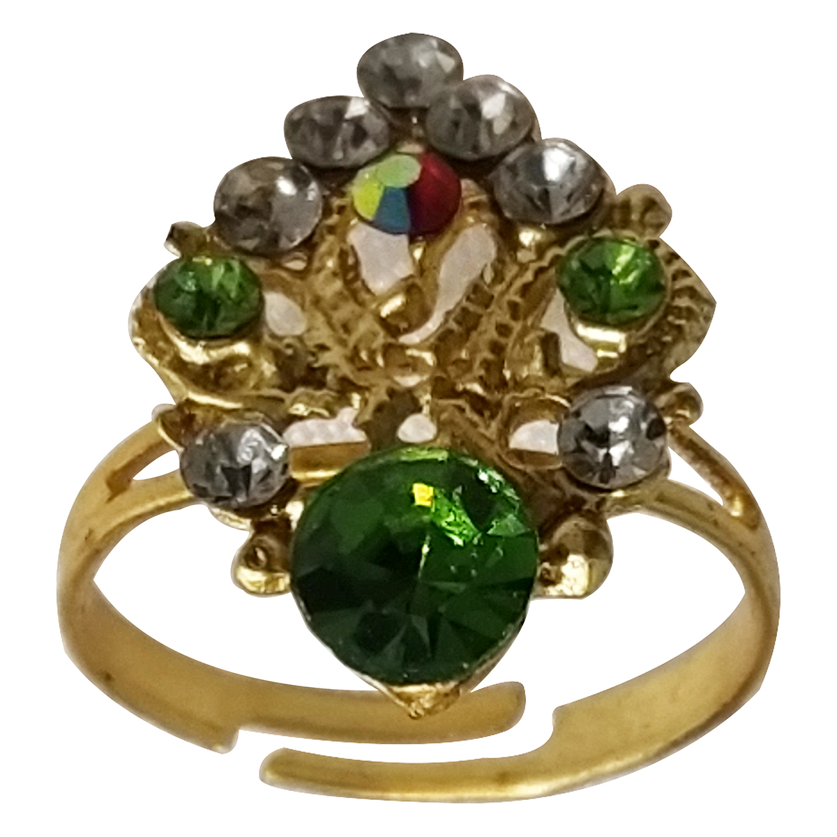 انگشتر زنانه سلین کالا مدل زبرجد ce-As6