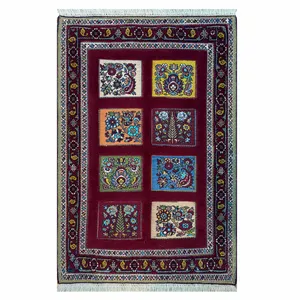 گلیم دستباف یک متری مدل سیرجان کد 136797