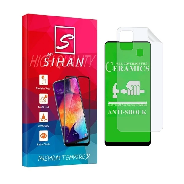 محافظ صفحه نمایش مای سیحان مدل 2CRN مناسب برای گوشی موبایل سامسونگ Galaxy A21s به همراه محافظ پشت گوشی