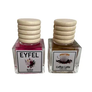 خوشبوکننده هوا خودرو ایفل مدل کافه لته و دسته گل کد Coffe Latte-Bouquet حجم 10 میلی‌ لیتر بسته 2 عددی