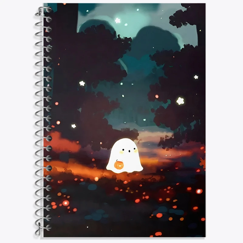 دفتر زبان 50 برگ خندالو مدل سه خط طرح روح کوچولو کد F6094