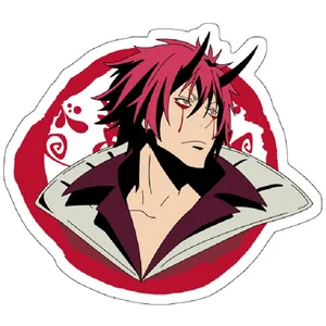 استیکر لپ تاپ مدل That Time I Got Reincarnated As a Slime - Benimaru Tempest Cool Head