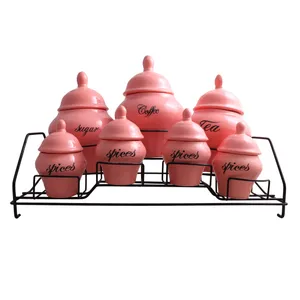  ست جای ادویه 7 پارچه طرح خمره ای