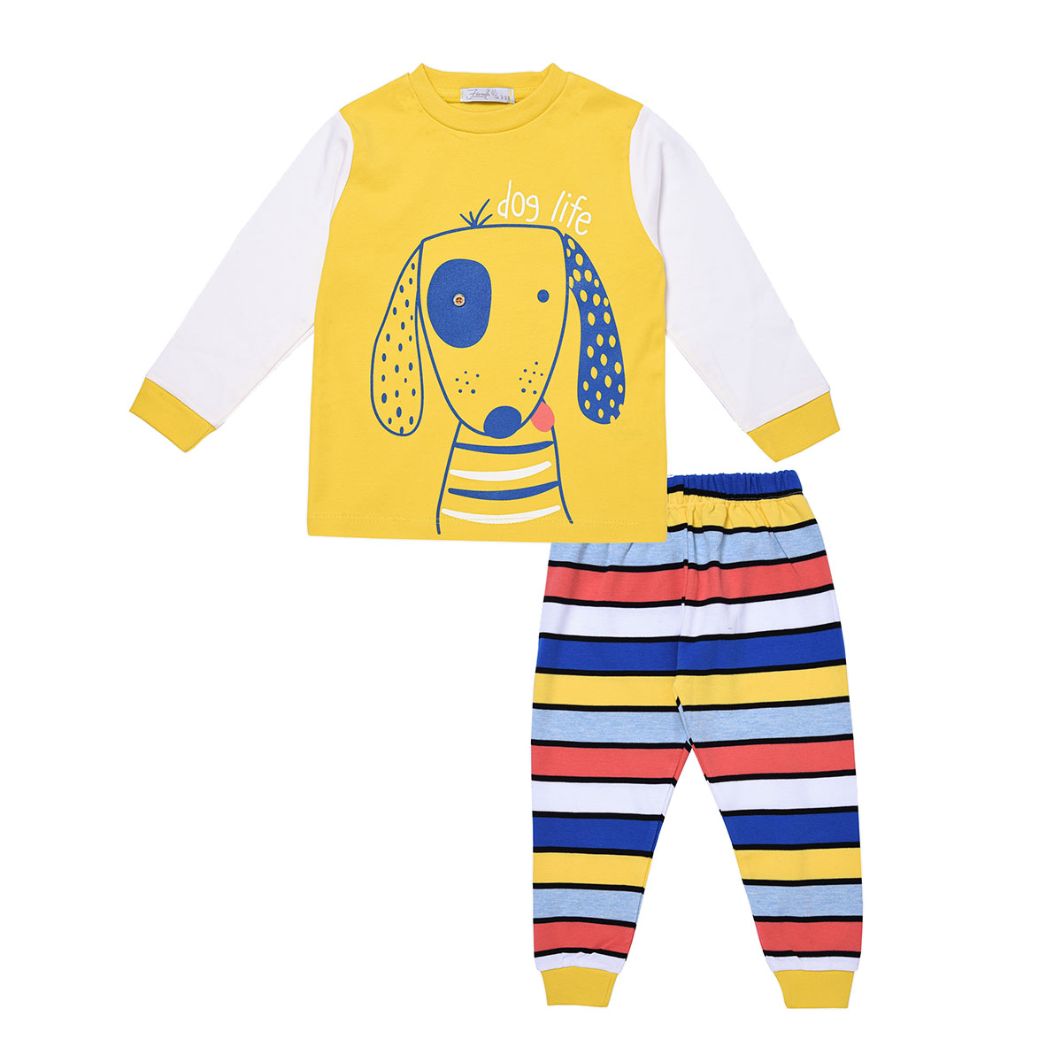 ست تی شرت و شلوار نوزادی فیورلا مدل اسپاکو کد 21564