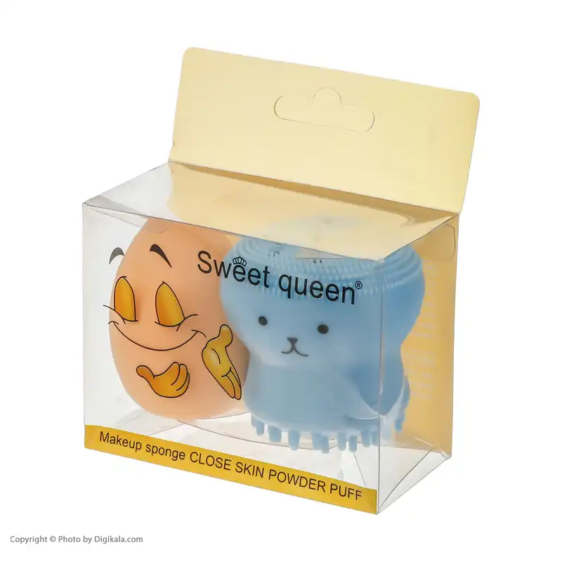 برس پاک ‌سازی سوییت کویین مدل 22 به همراه پد آرایشی