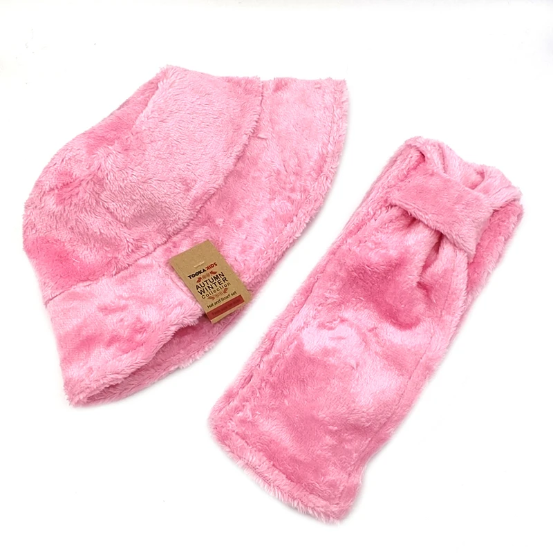 ست کلاه و شال گردن دخترانه مدل کرواتی 04