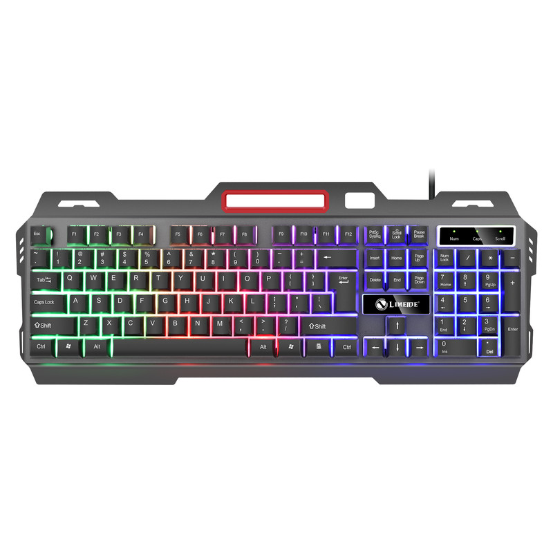 کیبورد مخصوص بازی لایماید مدل RGB-K19 کد MOBILE STAND-2024
