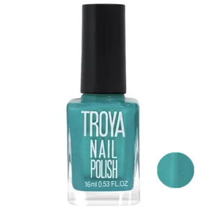 لاک صدفی ناخن ترویا مدل 37 شماره 803 رنگ سبز 