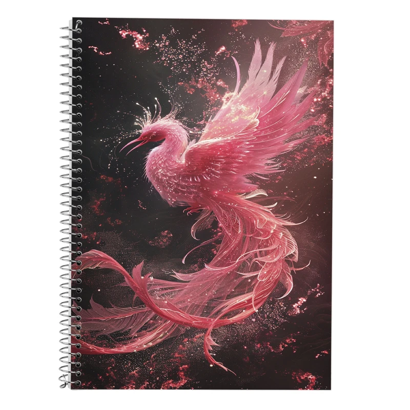 دفتر زبان 50 برگ مدوپد مدل دو خط طرح فانتزی کد DF14424