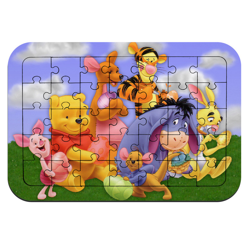  پازل 35 تکه طرح وینی د پو و دوستان مدل NI1563 