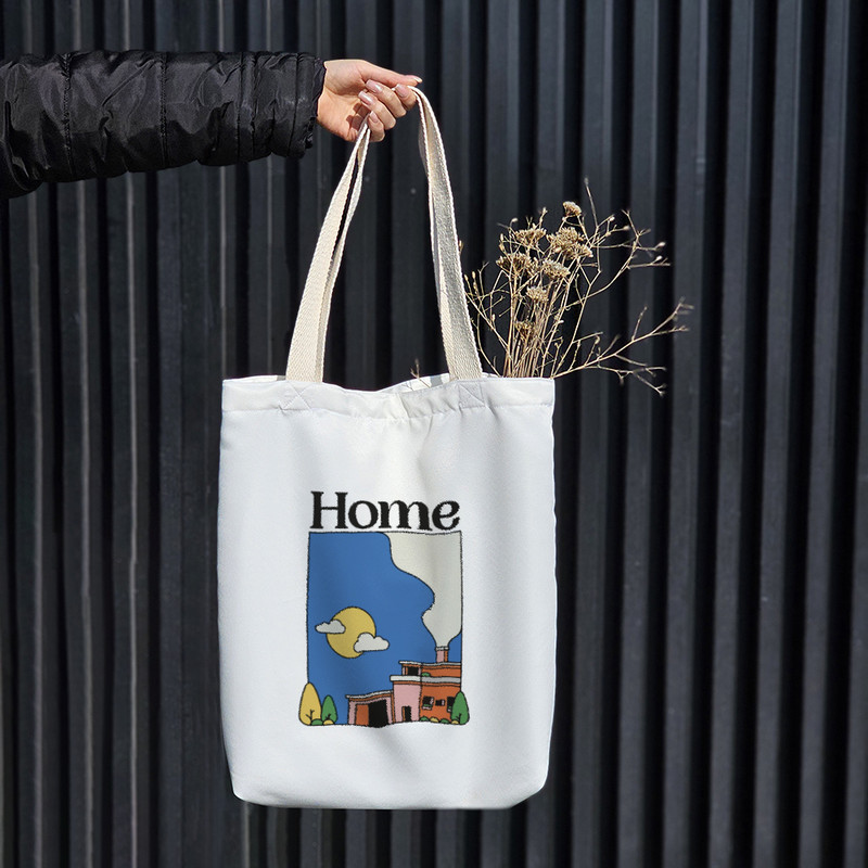 ساک خرید خندالو طرح خانه کد 7339