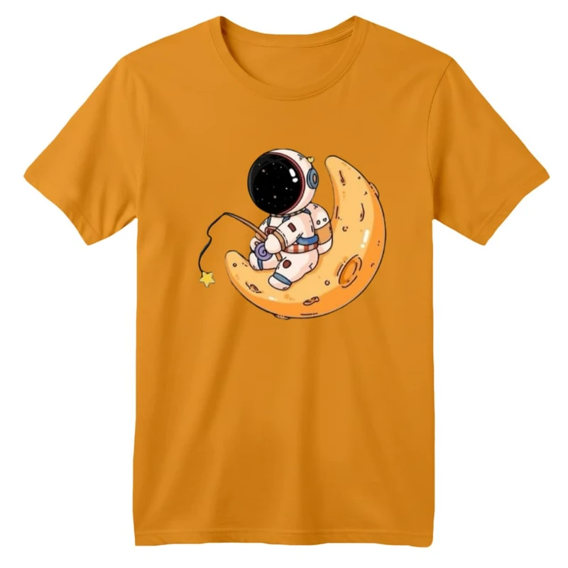 تی شرت آستین کوتاه بچگانه مدل فضانورد کد ۲۱