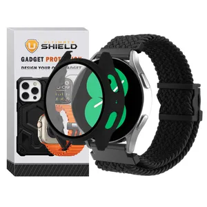 Ultimate Shield Braided_Mag_GRD Band for Samsung Galaxy Watch 4 44mm with cover