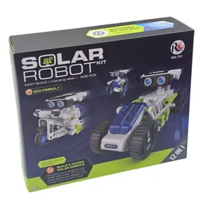 کیت ربات ساختنی ناب سل مدل سولار خورشیدی 12 کاره SOLAR ROBOT KIT 12IN1 با قابلیت حرکت و چرخش