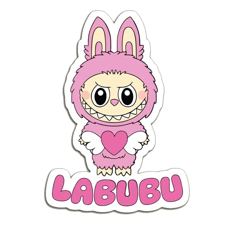 استیکر پارچه و لباس پاد آفرین مدل عروسک لبوبو کد S2312