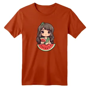 تی شرت آستین کوتاه بچگانه مدل دخترک یلدایی کد 36