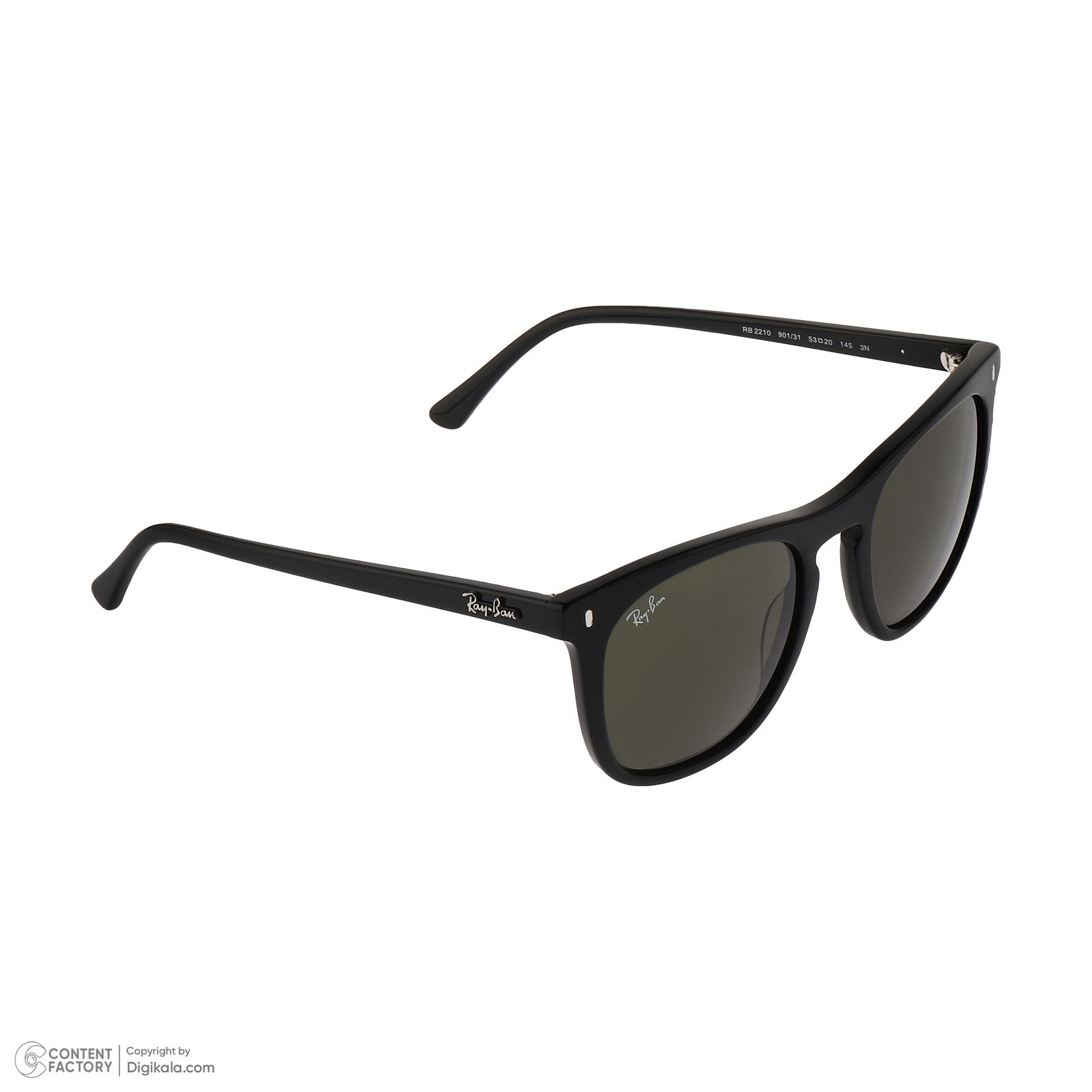 عینک آفتابی ویفرر (Wayfarer) ری بن مدل 0RB2210-901-31 -  - 4